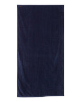 Q-Tees QV3060 Velour Beach Towel #color_Navy