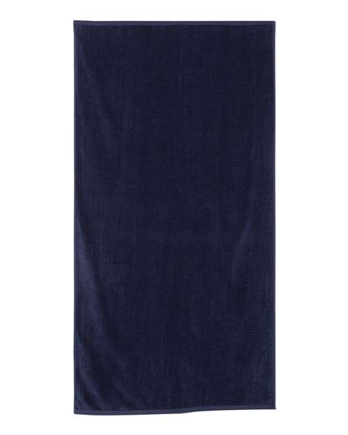 Q-Tees QV3060 Velour Beach Towel #color_Navy