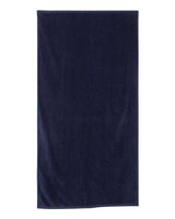 Q-Tees QV3060 Velour Beach Towel #color_Navy