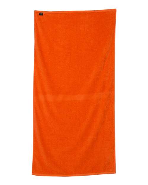 Q-Tees QV3060 Velour Beach Towel #color_Orange