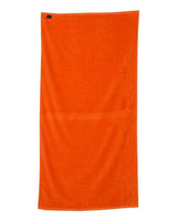 Q-Tees QV3060 Velour Beach Towel #color_Orange