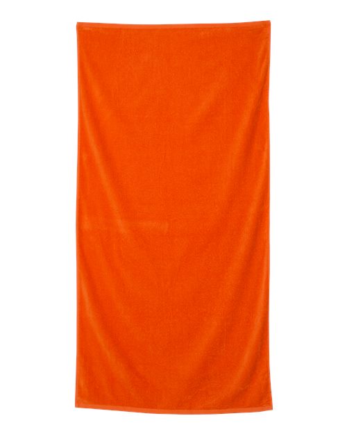 Q-Tees QV3060 Velour Beach Towel #color_Orange