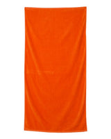 Q-Tees QV3060 Velour Beach Towel #color_Orange