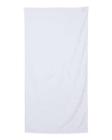 Q-Tees QV3060 Velour Beach Towel #color_White