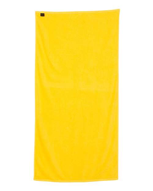 Q-Tees QV3060 Velour Beach Towel #color_Yellow