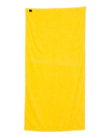 Q-Tees QV3060 Velour Beach Towel #color_Yellow