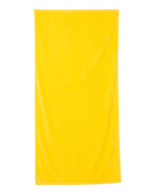 Q-Tees QV3060 Velour Beach Towel #color_Yellow