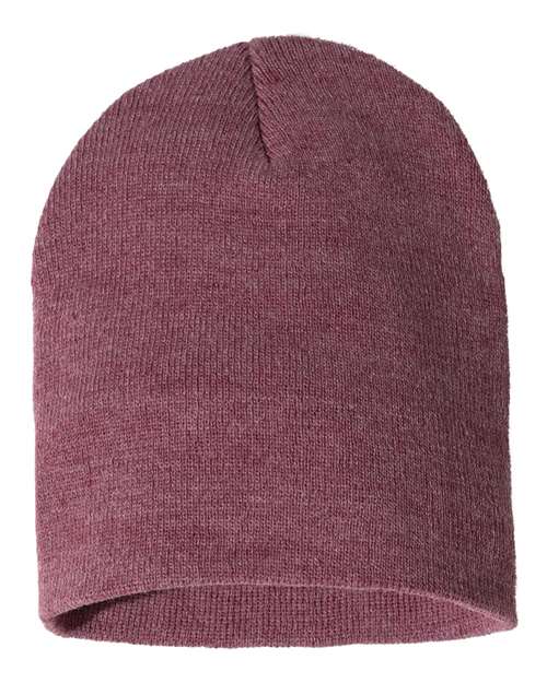 ""Sportsman SP08 8" Beanie" #color_Heather Cardinal"
