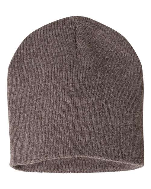 ""Sportsman SP08 8" Beanie" #color_Heather Brown"
