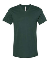Bella + Canvas 3005 Unisex Jersey Short-Sleeve V-Neck T-Shirt #color_FOREST