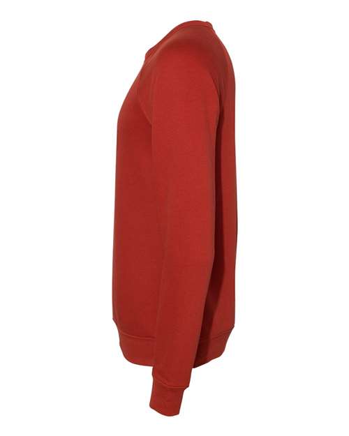 Bella + Canvas 3901 Unisex Sponge Fleece Crewneck Sweatshirt #color_BRICK