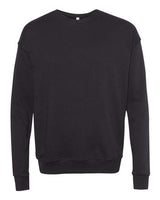 Bella + Canvas 3945 Unisex Drop Shoulder Fleece #color_DTG BLACK