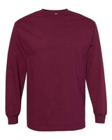 Alstyle AL1304 Adult 6.0 oz., 100% Cotton Long-Sleeve T-Shirt #color_BURGUNDY