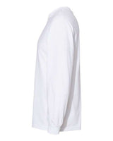 Alstyle AL1304 Adult 6.0 oz., 100% Cotton Long-Sleeve T-Shirt #color_WHITE