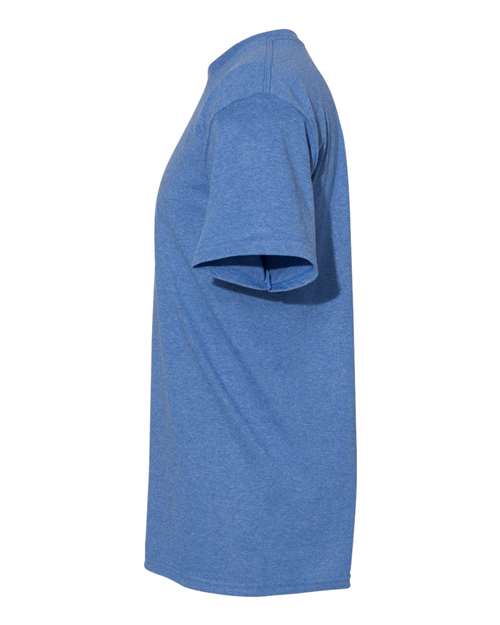 Alstyle AL1701 Adult 5.5 oz., 100% Soft Spun Cotton T-Shirt #color_ROYAL HEATHER