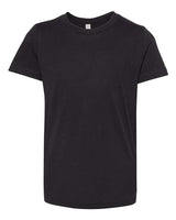 Bella + Canvas 3001Y Youth Jersey T-Shirt #color_VINTAGE BLACK