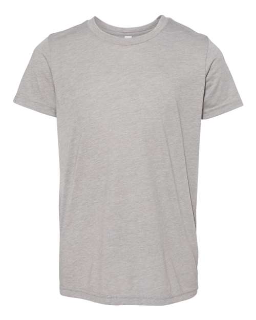 Bella + Canvas 3413Y Youth Triblend Short-Sleeve T-Shirt #color_ATH GREY TRIBLND