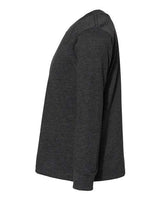 Bella + Canvas 3501T Youth Toddler Jersey Long Sleeve T-Shirt #color_DARK GRY HEATHER