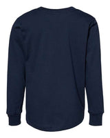 Bella + Canvas 3501T Youth Toddler Jersey Long Sleeve T-Shirt #color_NAVY