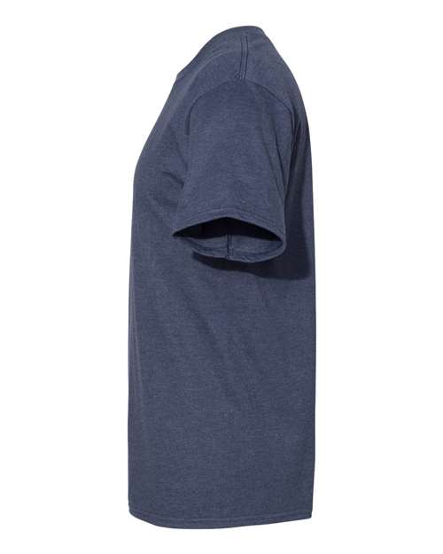 Hanes 5180 Unisex Beefy-T T-Shirt #color_HEATHER NAVY