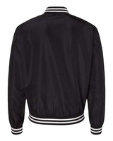 Independent Trading Co. EXP52BMR Lightweight Bomber Jacket #color_Black/ White Stripe