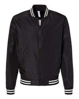 Independent Trading Co. EXP52BMR Lightweight Bomber Jacket #color_Black/ White Stripe