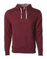 Independent Trading Co. PRM90HT Midweight French Terry Hooded Sweatshirt #color_Burgundy Heather