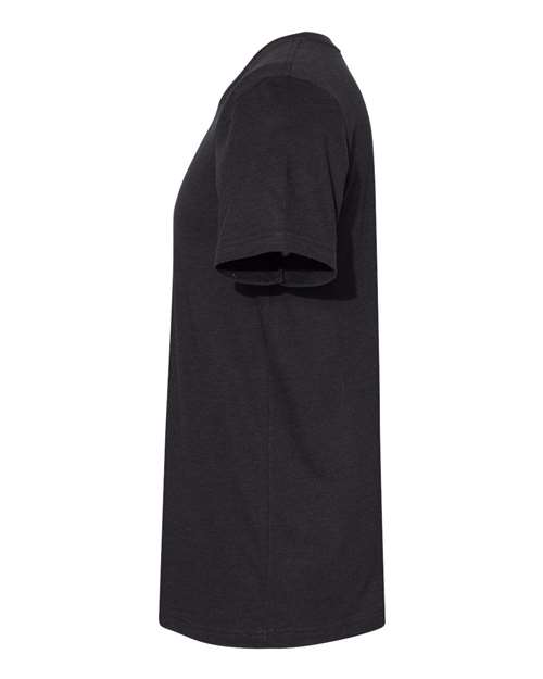 Bella + Canvas 3301C Unisex Sueded T-Shirt #color_BLACK HEATHER