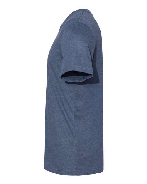Bella + Canvas 3301C Unisex Sueded T-Shirt #color_HEATHER NAVY