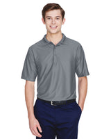 UltraClub 8413 Men's Cool & Dry Elite Tonal Stripe Performance Polo