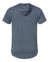 Next Level 2022 Unisex Mock Twist Short Sleeve Hoody T-Shirt #color_INDIGO