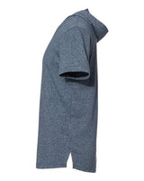 Next Level 2022 Unisex Mock Twist Short Sleeve Hoody T-Shirt #color_INDIGO