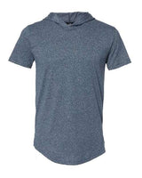 Next Level 2022 Unisex Mock Twist Short Sleeve Hoody T-Shirt #color_INDIGO