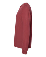 ComfortWash by Hanes GDH200 Unisex Garment-Dyed Long-Sleeve T-Shirt #color_CAYENNE