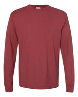 ComfortWash by Hanes GDH200 Unisex Garment-Dyed Long-Sleeve T-Shirt #color_CAYENNE