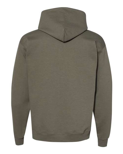 Hanes P170 Unisex Ecosmart 50/50 Pullover Hooded Sweatshirt #color_FATIGUE GREEN