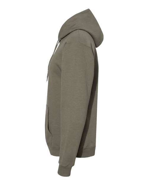 Hanes P170 Unisex Ecosmart 50/50 Pullover Hooded Sweatshirt #color_FATIGUE GREEN