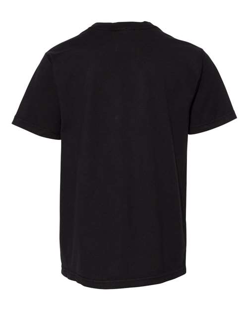 ComfortWash by Hanes GDH175 Youth Garment-Dyed T-Shirt #color_BLACK