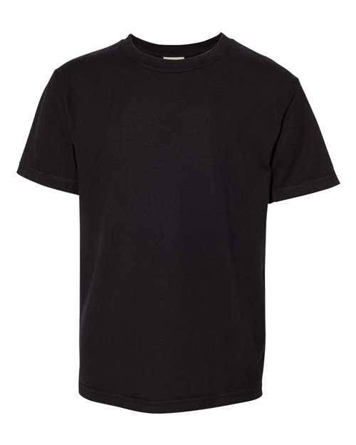 ComfortWash by Hanes GDH175 Youth Garment-Dyed T-Shirt #color_BLACK