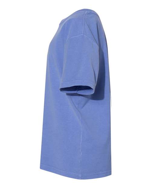 ComfortWash by Hanes GDH175 Youth Garment-Dyed T-Shirt #color_DEEP FORTE BLUE