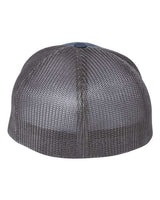 Flexfit 6511 Adult 6-Panel Trucker Hat #color_NAVY/ GRAPHITE