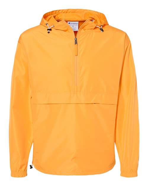 Champion CO200 Adult Packable Anorak 1/4 Zip Jacket #color_GOLD