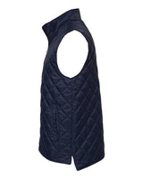 Weatherproof 207359 Vintage Diamond Quilted Vest #color_Navy