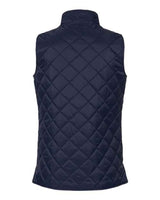 Weatherproof W207359 Women's Vintage Diamond Quilted Vest #color_Navy