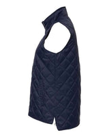 Weatherproof W207359 Women's Vintage Diamond Quilted Vest #color_Navy