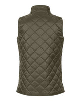 Weatherproof W207359 Women's Vintage Diamond Quilted Vest #color_Rosin