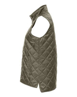 Weatherproof W207359 Women's Vintage Diamond Quilted Vest #color_Rosin