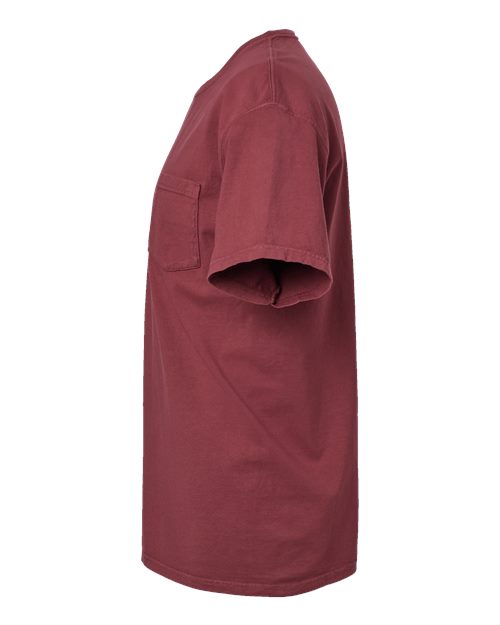 ComfortWash by Hanes GDH150 Unisex Garment-Dyed T-Shirt with Pocket #color_CAYENNE