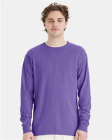 ComfortWash by Hanes GDH200 Unisex Garment-Dyed Long-Sleeve T-Shirt #color_LAVENDER