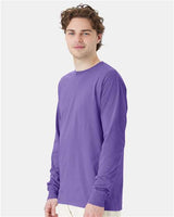 ComfortWash by Hanes GDH200 Unisex Garment-Dyed Long-Sleeve T-Shirt #color_LAVENDER